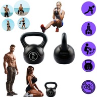 KETTLEBELL 8KG HANTLA KULA ODWAŻNIK OBCIĄŻENIE DO ĆWICZEŃ SOLIDNY BE4SPORT