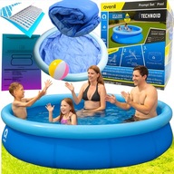 BASEN ROZPOROWY OKRĄGŁY TECHNOID 183 X 183 CM RODZINNY DO OGRODU