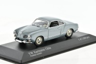 VOLKSWAGEN Karmann Ghia Coupe blue metallic 1957 1/43 MINICHAMPS 430051022