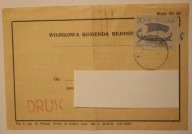 WOJSKOWA KOMENDA REJONOWA, Łódź, 1.01.1965 r. ZAWIADOMIENIE