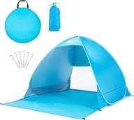 Namiot Plażowy Pop-Up 2-3 Osobowy z Moskitierą i Ochroną UV UPF 50+