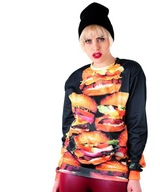 BLUZA 3D PRINT NADRUK ROZM. M