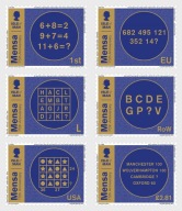 Wyspa Man 2021 Znaczki ** Mensa mózg inteligencja wiedza