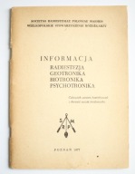Informacja radiestezja, Tomala, Poszukiwania wód podziemnych 1977 zeszyt 6