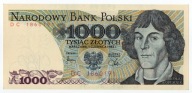 1000 zł 1982 - DC - Stan 1-, UNC-. Stopień rzadkości L6. Pierwsza seria