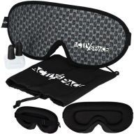 ACTIV/SPACE Opaska na oczy 3D 100% zaciemnienie regulowany pasek