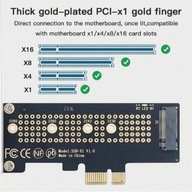 ADAPTER M.2 NVMe do PCIE X1  PCI Express 3.0x4 KEY M
