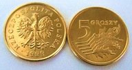 1999 r 5 gr groszy MW * MENNICZE