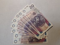 20 zł 2012 seria AN menniczy banknot do wyboru