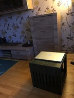 Ława drewniana, stolik kawowy, ława-kostka.