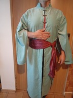 Kontusz błękit aksamit metalowe zapiny + pas gratis !!!