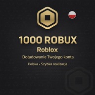 1000 ROBUX - DOŁADOWANIE NA TWOJE KONTO - ROBLOX
