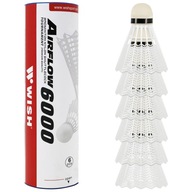 6 SZT - LOTKI DO GRY W BADMINTONA ZESTAW LOTEK NYLONOWE TUBA