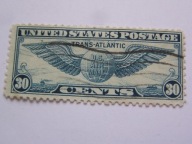 USA - Lot transatlantycki Nowy Jork - Marsylia - Mi. 450 kasowany