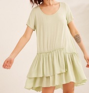 Diverse letnia sukienka falbanka S 36 zwiewna, rozkloszowana – trend