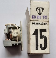 Przekaźnik R15 120V - 10A mechaniczny Żary styki srebro bez pokrywy