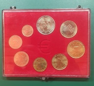 Monety euro 1 cent-2 euro menniczy,Nederlande