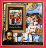 REP.ŚRODKOWOAFR. 2011 Michał Anioł prorok Joel malarstwo czyste**