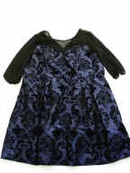 Nowa Scarlett& Jo boska elegancka żakardowa wytłaczana sukienka wesele 56