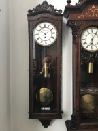 Piękny XIX wieczny zegar wiedeński