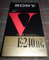 Kaseta SON.Y VIVAX E 240 Ultra HG VHS naj.klasa