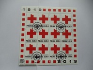 arkusz 4934 100 Rocznica utworzenia Polskiego Czerwonego Krzyża kas FDC