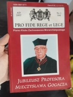 Pro Fide Rege et Lege Jubileusz Profesora Mieczysława Gogacza 2007 Gogacz