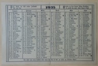 Kalendarz katolicki niemiecki na rok 1935