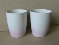 Design 1960 Porcelana CHODZIEŻ : Dwa Kubki na KAKAO dla Pary PODRÓŻOWIONE