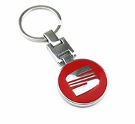 BRELOK BRELOCZEK do kluczy zawieszka SEAT czerwony