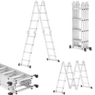 DRABINA ALUMINIOWA HIGHER PRZEGUBOWA SKŁADANA WIELOFUNKCYJNA 4X4
