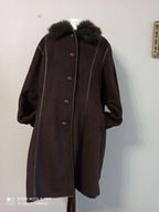 ANNE KLEIN SWOBODNY KOŻUCH SZTUCZNY 1X