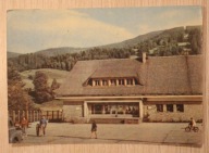 SZCZYRK. Dolna stacja wyciągu krzesełkowego na Skrzyczne, 1966 rok