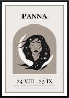 A2 PLAKAT OBRAZ ZNAK ZODIAKU PANNA, NATURA, HOROSKOP, DO DOMU, NA PREZENT