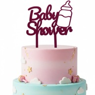 topper na tort DEKORACJA BABY SHOWER !!!kolory