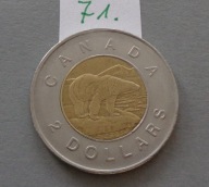 2 DOLARY z 2010 roku CANADA , KRÓLOWA ELŻBIETA II