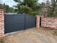 Brama furtka aluminiowa