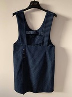 Tunika sarafan jeansowa paski 36 S sukienka Kling