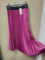 Spódnica fioletowa plisowana midi r. Uni Italy !!!