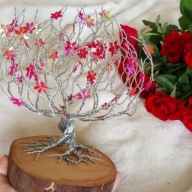 Drzewko GRAWER+OPAKOWANIE kwiatki prezent na parapetówkę nowe mieszkanie