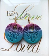 OKAZJA!!!! Kolczyki z gliny polimerowej 48a