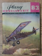 Plany Modelarskie LOK nr 1 1978 r. 83 samolot RWD-14 Czapla