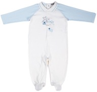 BODY ŚPIOSZKI ŚPIOCHY NIEMOWLĘCE Białe DŁUGI RĘKAW BIAŁY Bawełna 74 cm 9m+