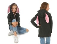 Kropek bluza dziecięca bawełna szary rozmiar 128 (123 - 128 cm)