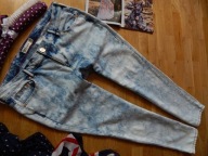 JANINA jeansy marmurki pas do 110cm 48 50 52 46/30