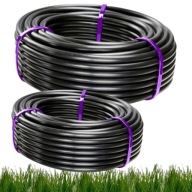 WĄŻ RURA MONTAŻOWA SZCZELNA DO WODY CZARNA 16/100 METRÓW DŁUGA