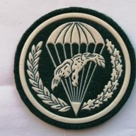 Naszywka wojskowa desant ciemno zielona