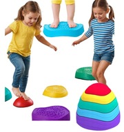 ŚCIEŻKA SENSORYCZNA KAMIENIE BALANSUJĄCE TRENING RÓWNOWAGI 5 elementów