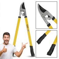SEKATOR NOŻYCOWY OGRODOWY CROWNMAN SOLIDNY DWURĘCZNY 71CM GAŁĘZIE