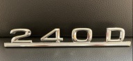 Znaczek emblemat tył tylny 240D